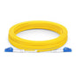 30m (98ft) Fiber Patch Cable, 2 Fibers, LC UPC Duplex to LC UPC Duplex, Single Mode (OS2), Riser (OFNR), 2.0mm, Tight-Buffered, Yellow